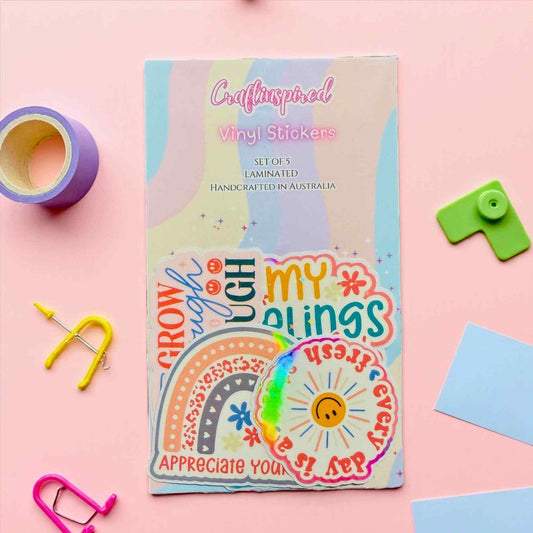 Packaging of Mental health stickers